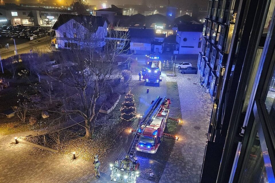 Adventkranz Brand in Altersheim Bischofshofen