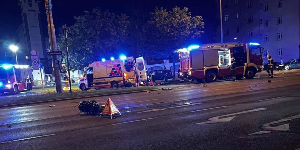Motorradfahrer stirbt bei Unfall in Wien