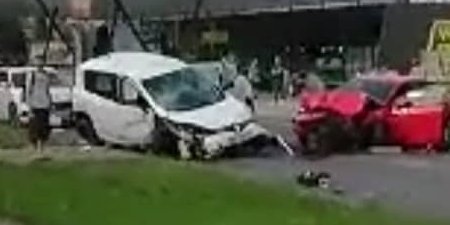 Spektakulärer Verkehrsunfall in Wien-Floridsdorf