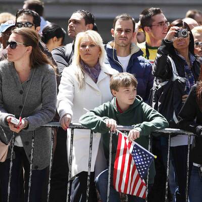 Obamas Auftritt am Ground Zero