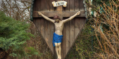 Holz Jesus geklaut