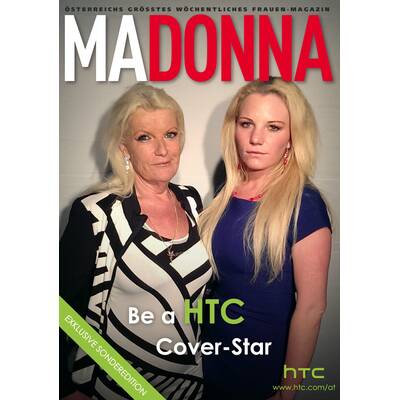 Cover-Model by HTC & MADONNA 