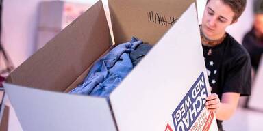 Sammelaktion in St. P&ouml;lten f&uuml;r Balkanroute