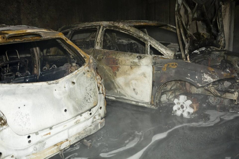 Großeinsatz in Au-Rehmen (Bezirk Bregenz).