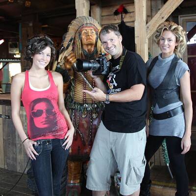 Manfred Baumann fotografierte Miss Austria