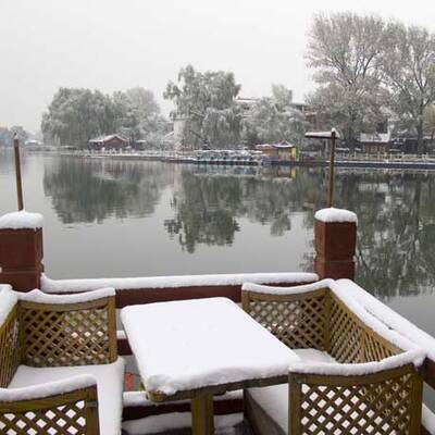 Schneechaos in China