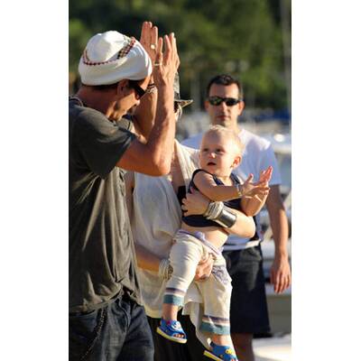 Gwen Stefani und Familie genießen St. Barth