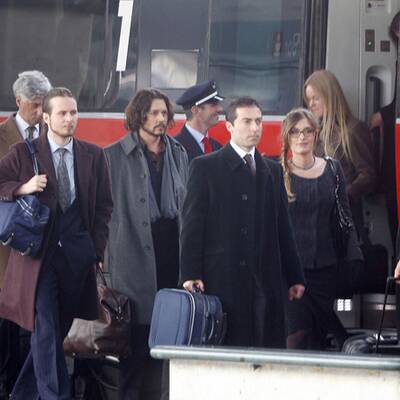 Angelina Jolie am Set von 