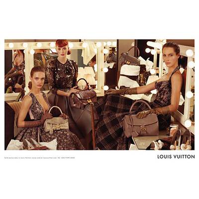 So schön: Louis Vuitton Herbst 2010 mit Christy Turlington, Natalia Vodianova und Karen Elson