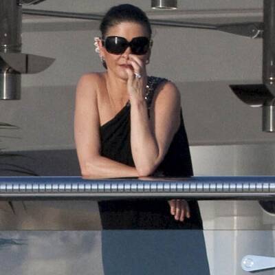 Zeta-Jones & Douglas auf Luxusjacht