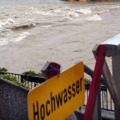 Hochwasser in Ransing bei Mariazell