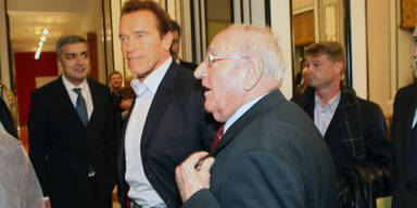 Arnie ist 'Back in Austria'
