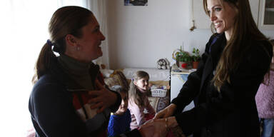 Brangelina auf Besuch in Bosnien