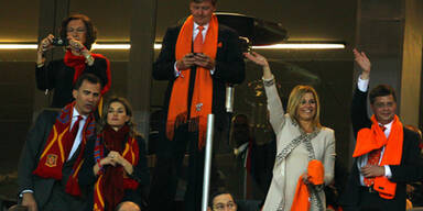 Royale Fußballfreude