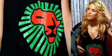 Shakira präsentiert T-Shirt zur WM