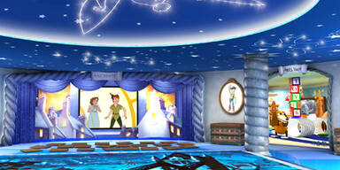 Erstes Schiff mit Wildwasserbahn