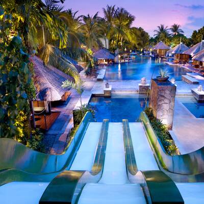 10 Hotels mit tollen Wasserrutschen