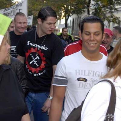 Demo Dammgasse: Pro & Contra Islam