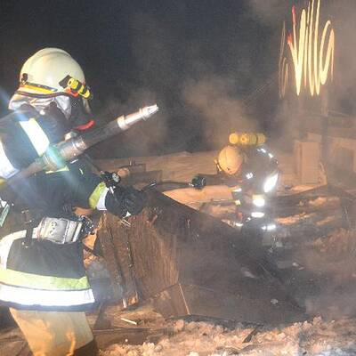 Feuer in Nachtclub 'La Villa'