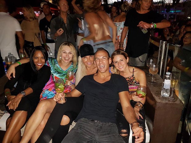 Promi Big Brother-Party auf Ibiza: Marcus von Anhalt, Ben Tewaawg, Dolly Dollar, Frank Stäbler, Natascha Ochsenknecht, Mario Basler