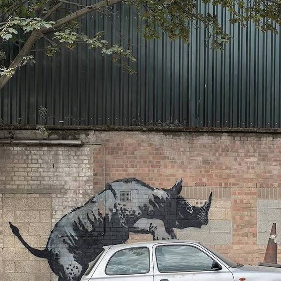 Neues Banksy-Graffitis in London aufgetaucht