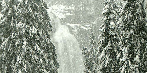 Wintereinbruch in Österreich