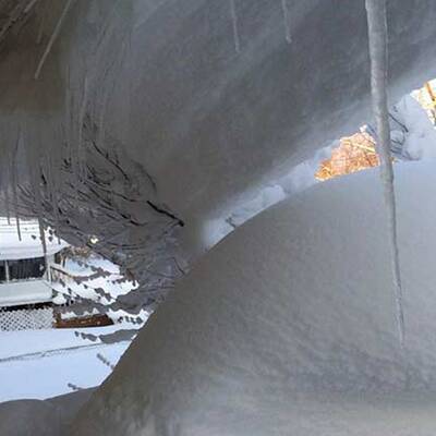 So viel Schnee liegt in Buffalo