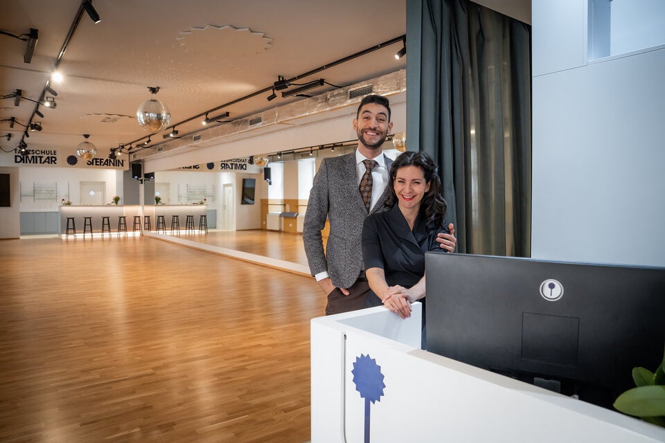 Dimitar Stefanin und Alexandra Scheriau