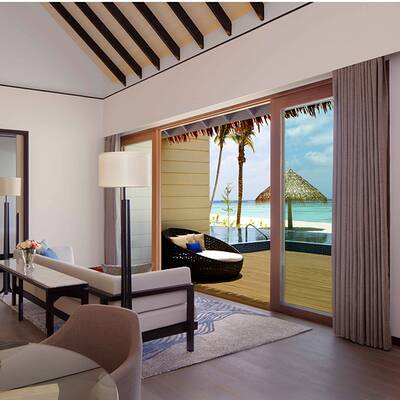 Presidential Water Villa Bad