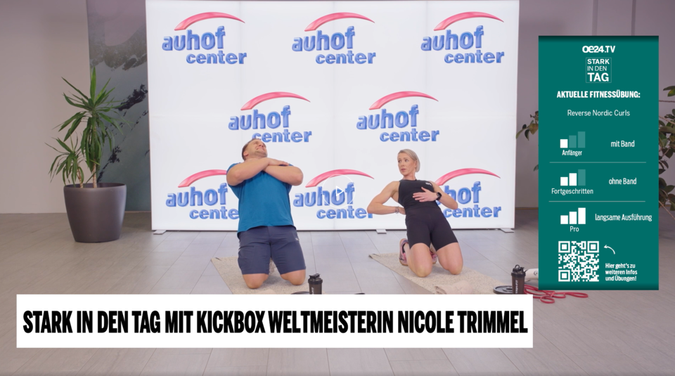 Kickbox-Weltmeisterin Nicole Trimmel zeigt vier Übungen für mehr Kraft und Balance