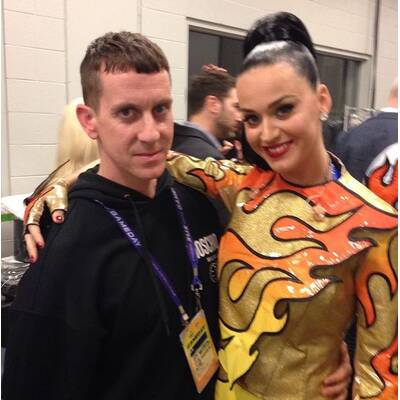 Backstage vor der Halftime Show