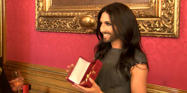 Goldener Rathausmann f&uuml;r die Wurst!