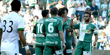 1:1 bei Rapid-Abschied von St. Hanappi