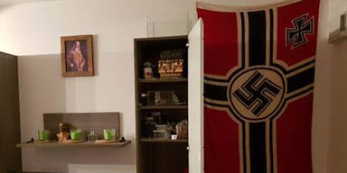 Schock: Kalaschnikow und NS-Flaggen in Wiener Wohnung