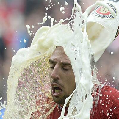 Alaba feiert mit Bayern Meistertitel