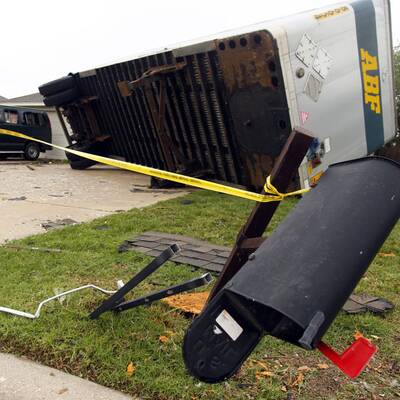 Verwüstung durch Tornados in Texas
