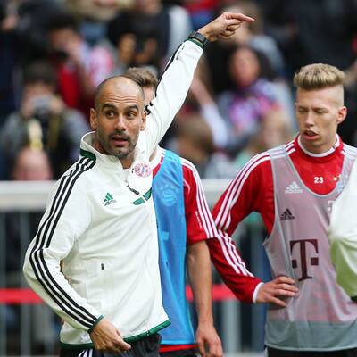 Guardiolas 1. Bayern-Training