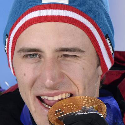 Siegerehrung von Matthias Mayer