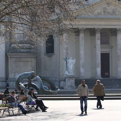 Sonnige Mittagspause