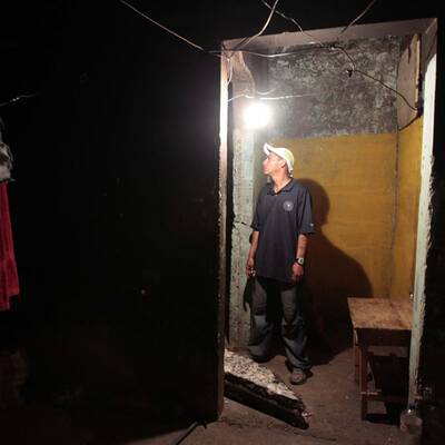 Verzweiflung nach dem Beben