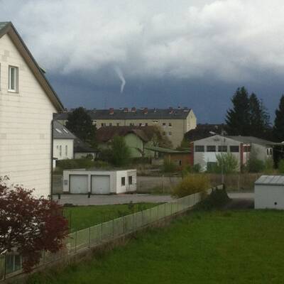 Beinahe-Tornado über Perg
