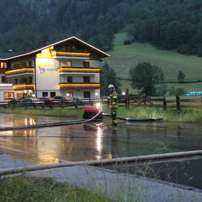 Schweres Unwetter im Pinzgau