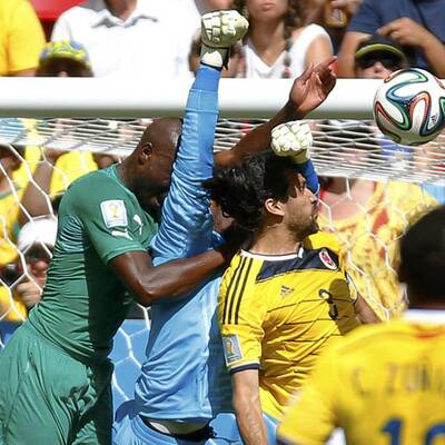 Bilder zu Kolumbien gegen Elfenbeinküste