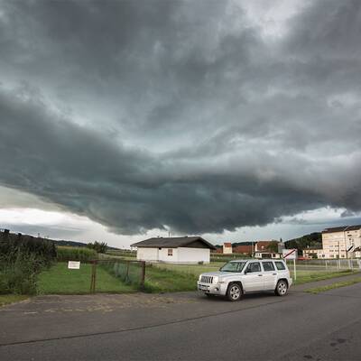 Farbspiele am Himmel