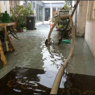 Hermagor unter Wasser