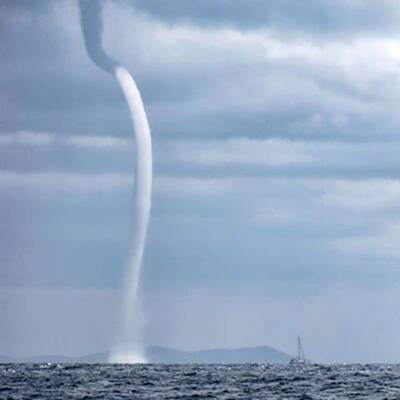 Gewaltige Blitze schlugen ein