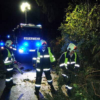 Starke Windböen in Pinkafeld
