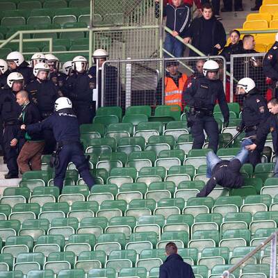 Wiener Derby: Randale auf der Tribüne