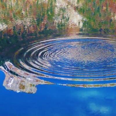 Wolkenloser Himmel im Ausseer Land