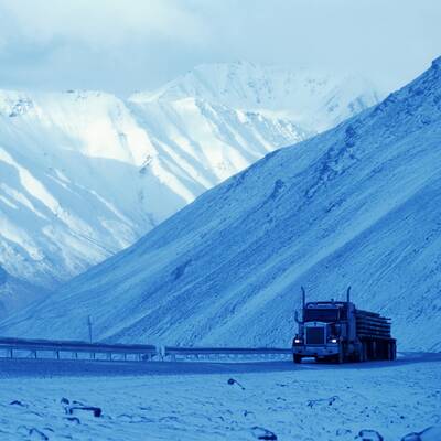 Fast kein Mensch entlang des Weges